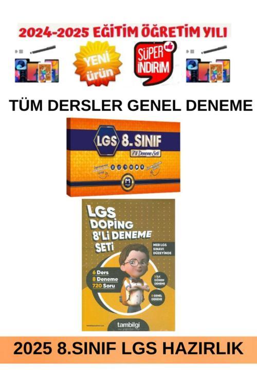 Tam Bilgi Yayınları Lgs Doping 8 Deneme+Mozaik İntro 8.Sınıf Lgs 7 li Deneme Seti+Android Kalem