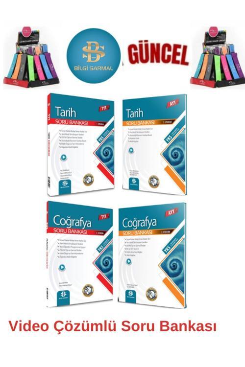 2024-2025 Tyt-Ayt Tarih-Coğrafya Video Çözümlü Soru Bankası(4Kitap)+Kalemlik