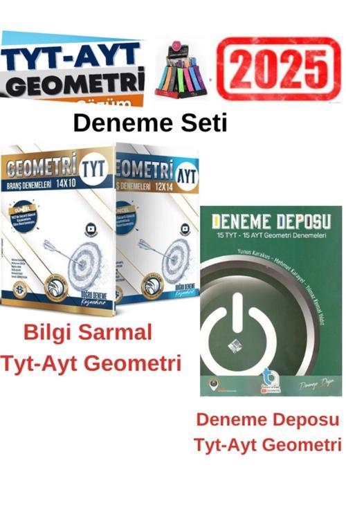 2025 Tyt-Ayt Geometri Tyt14-Ayt12 Deneme+Deneme Deposu TytAyt Gerometri Tyt15-Ayt15 Deneme+Kalemlik