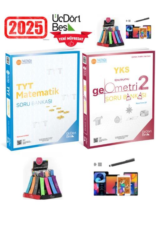 2025 Tyt Matematik-Yks Tyt Ayt Geometri 2 Konu Anlatımlı Soru Bankası(Yeni Ürün)+Kalem+Kalemlik