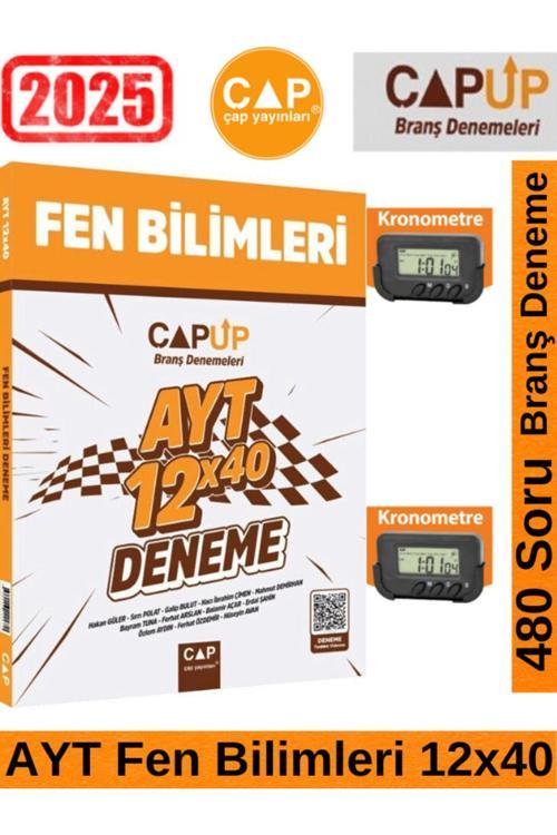 Çap 2025 AYT Fen Bilimleri 12 X 40 Up Deneme+Kronometre