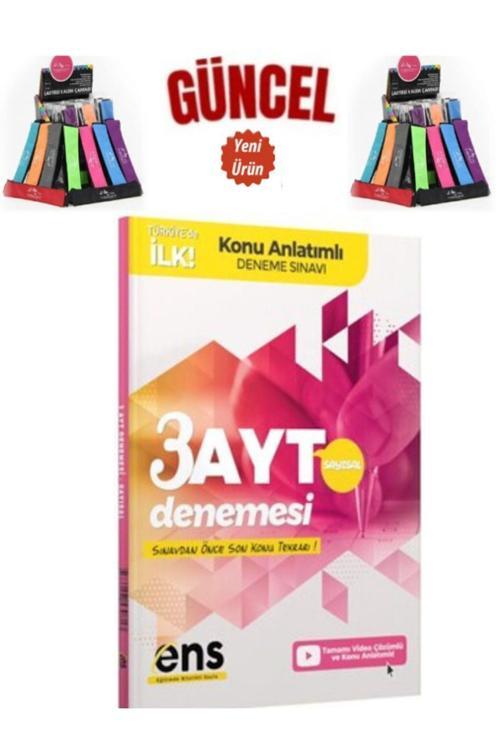 Güncel AYT Sayısal 3 lü Konu Anlatımlı Deneme+Kalemlik