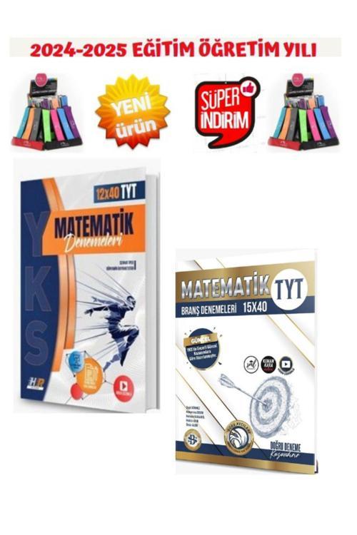 2025 Tyt Matematik 15x40 Deneme+Hız ve Renk 2025 Tyt 12x40 Matematik Deneme+Kalemlik