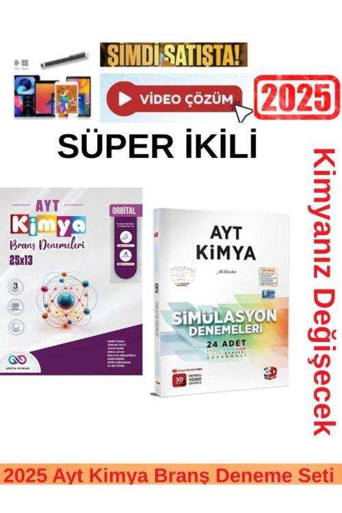 2025 Ayt Kimya 25x13 Branş Deneme+3d Ayt Kimya 24 lü Branş Deneme +Android Kalem