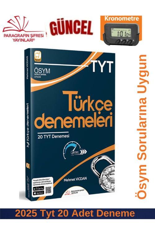 Paragrafın Şifresi Tyt Türkçe Denemeleri 20 Adet+Kronometre(Mehmet Vicdan)
