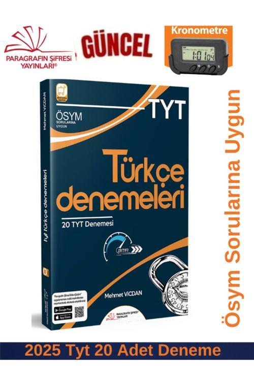 Paragrafın Şifresi Tyt Türkçe Denemeleri 20 Adet+Kronometre(Mehmet Vicdan)
