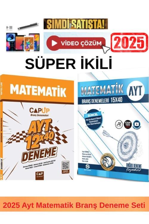 Çap Ayt Matematik 12x40 Deneme+Bilgi Sarmal Ayt Matematik 15x40 Deneme+Kalem