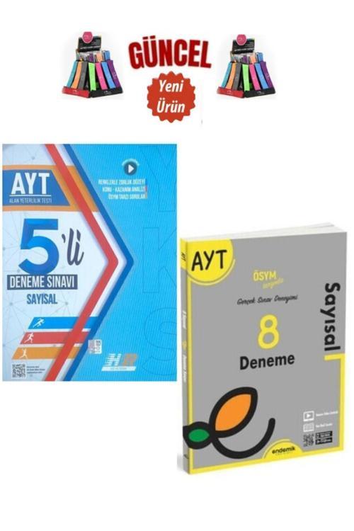 Güncel Ayt Sayısal 5 Deneme+Endemik Yayınları Ayt Sayısal Video Çözümlü 8 Deneme+Kalemlik