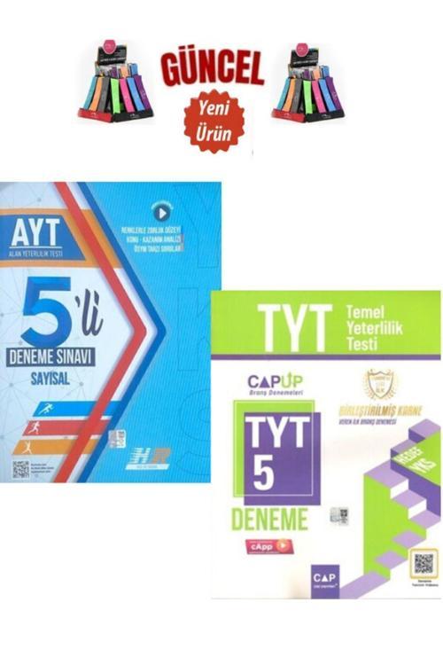 Güncel Ayt Sayısal 5 Genel Deneme+Çap Yayınları Tyt Genel 5 Deneme Seti+Kalemlik