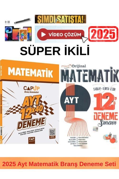 Çap Ayt Matematik 12x40 Deneme+Mikro Orijinal Ayt Matematik 12 Deneme+Kalem