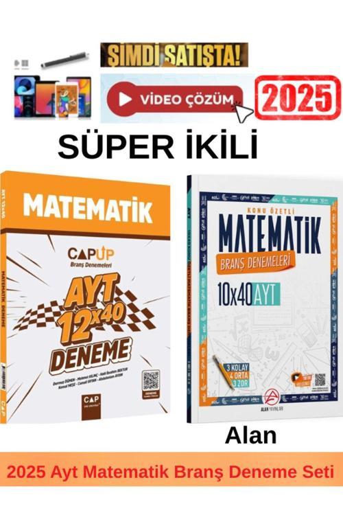 Çap Ayt Matematik 12x40 Deneme+Alan Ayt Matematik 10x40 Deneme+Kalem
