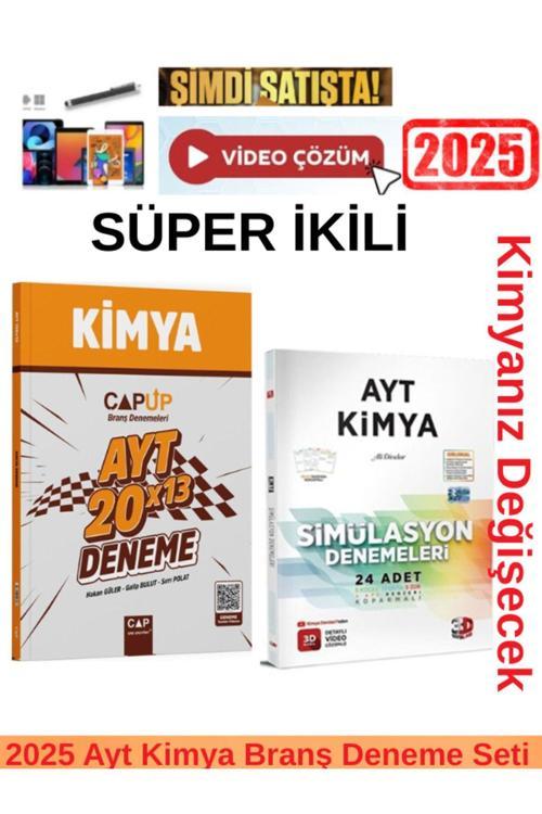 Çap Ayt Kimya 20x13 Branş Deneme +3d Ayt Kimya 24 lü Branş Deneme +Android Kalem