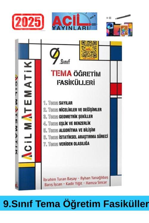 9. Sınıf Acil Matematik Tema Öğretim Fasikülleri+Android Kalem