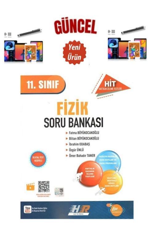 Güncel 11.Sınıf Fizik  HİT Video Çözümlü Soru Bankası+Dokunmatik Kalem