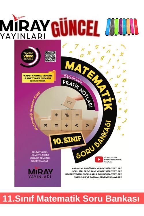 Miray Yayınları Güncel 11.Sınıf Matematik Soru Bankası Soru Bankası+Kalemlik