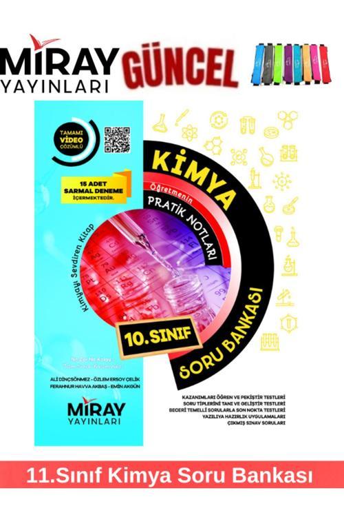 Miray Yayınları Güncel 11.Sınıf Kimya Soru Bankası Soru Bankası+Kalemlik