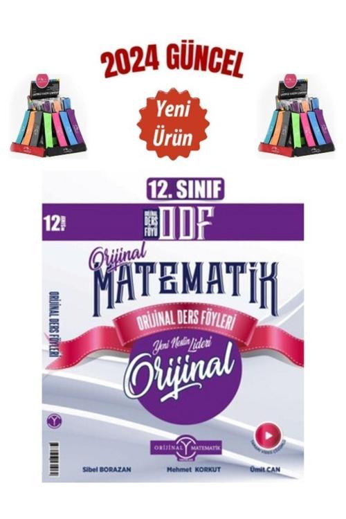 Güncel 2024 12. Sınıf Matematik ODF Orijinal Ders Föyleri+Cambridge Kalemlik
