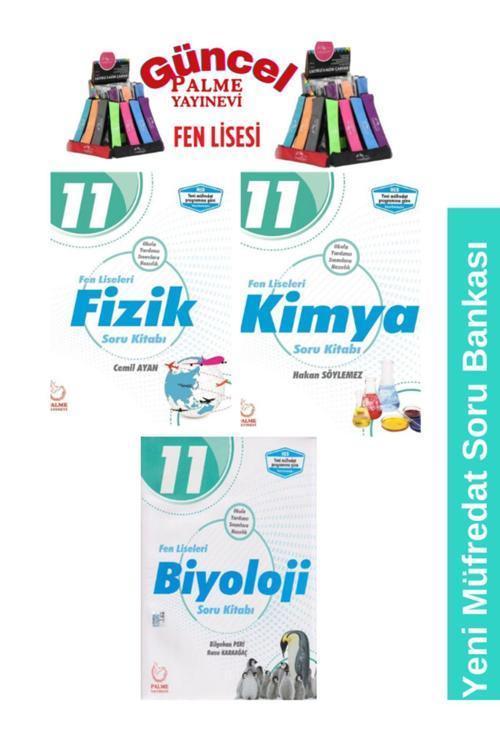 Güncel Baskı Fen Liseleri 11.Sınıf Fizik Kimya Biyoloji Soru Bankası Seti+Kalemlik