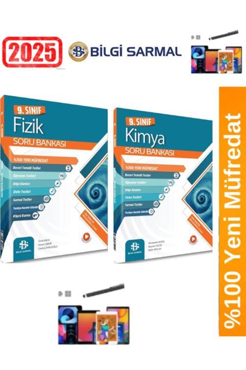 2025 9.Sınıf Fizik-Kimya %100 Yeni Müfredat Soru Bankası Seti(2 Kitap)+Android Kalem