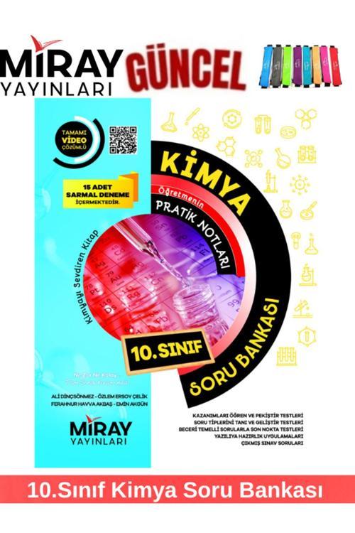 Miray Yayınları Güncel 10.Sınıf Kimya Soru Bankası Soru Bankası+Kalemlik