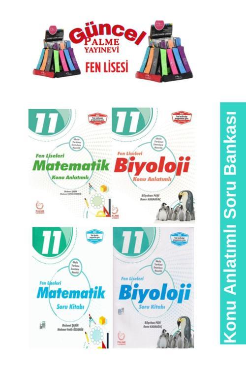 Güncel Baskı Fen Liseleri 11.Sınıf Matematik Biyoloji Konu Anlatımlı Soru Bankası Seti+Kalemlik