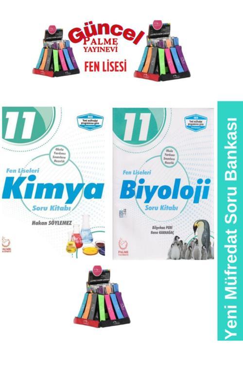 Güncel Baskı Fen Liseleri 11.Sınıf Kimya-Biyoloji Soru Bankası Seti+Kalemlik