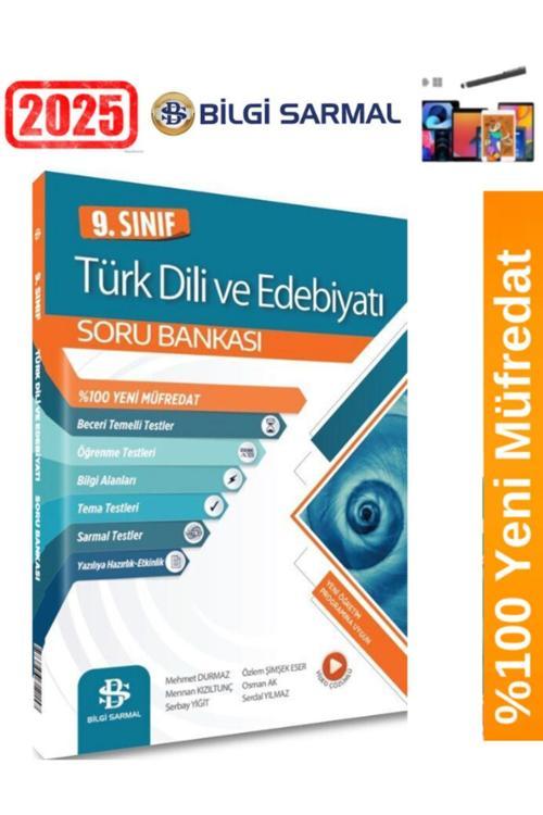 2025 Güncel 9.Sınıf Türk Dili Edebiyatı %100 Yeni Müfredat Soru Bankası+Android Kalem