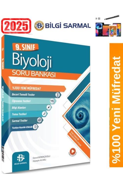 2025 Güncel 9.Sınıf Biyoloji %100 Yeni Müfredat Soru Bankası+Android Kalem