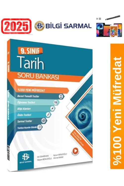 2025 Güncel 9.Sınıf Tarih %100 Yeni Müfredat Soru Bankası+Android Kalem