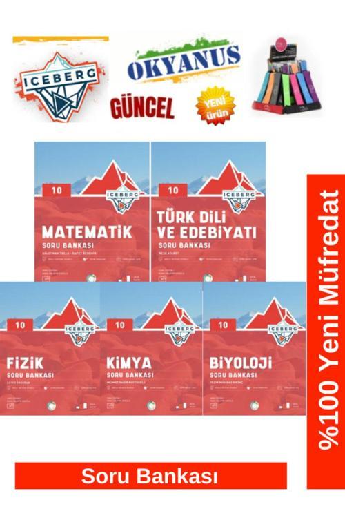 Güncel 10.Sınıf Iceberg T.Dili Edb-Matematik-Fizik-Kimya-Biyoloji Soru Bankası(Yeni)+Kalemlik