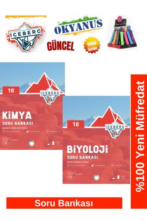 Güncel 10.Sınıf Iceberg Kimya-Biyoloji Video Çözümlü Soru Bankası(Yeni)+Kalemlik