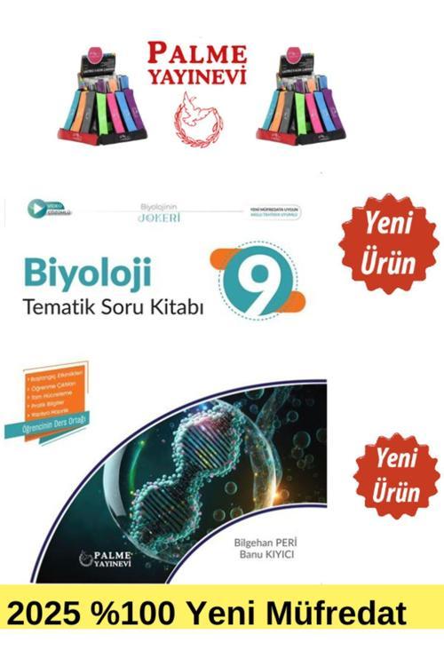 2025 9.Sınıf Biyoloji %100 Yeni Müfredat Tematik Soru Bankası+CKalemlik (Yeni Ürün)