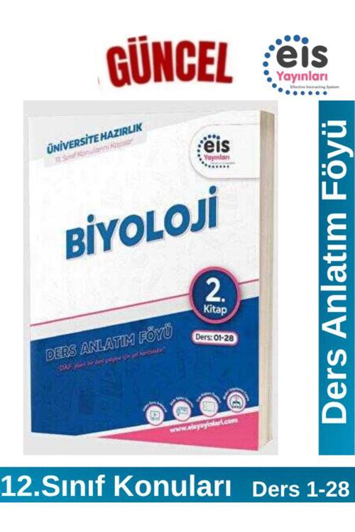 EİS Yayınları YKS Mavi Set Ders Anlatım Föyü Biyoloji 2.Kitap(11. Sınıf Konuları)