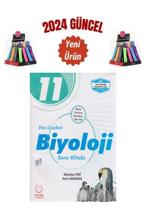 Güncel Palme Yayın 11.Sınıf Fen Liseleri Biyoloji Soru Bankası+Cambridge Kalemlik
