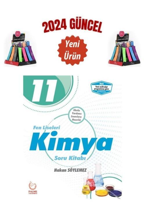 Güncel Palme Yayın 11.Sınıf Fen Liseleri Kimya Soru Bankası+Cambridge Kalemlik