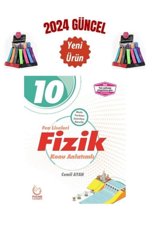 Güncel Palme Yayın 10.Sınıf Fen Liseleri Fizik Soru Bankası+Kalemlik