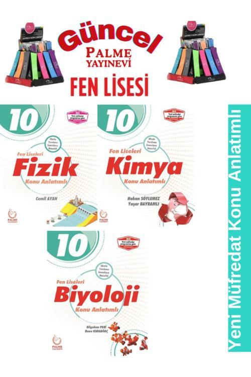 Güncel Baskı Fen Liseleri 10.Sınıf Fizik Kimya Biyoloji Konu Anlatım Seti+Kalemlik