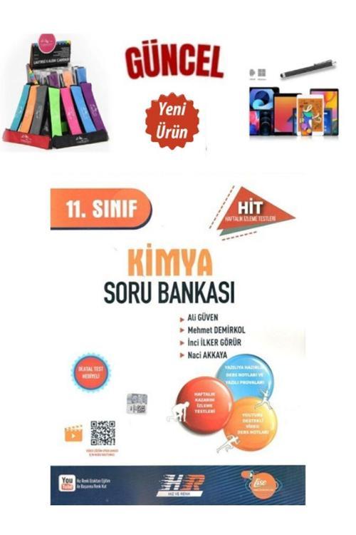 Güncel 11.Sınıf Kimya HİT Video Çözümlü Soru Bankası+Kalem+Kalemlik
