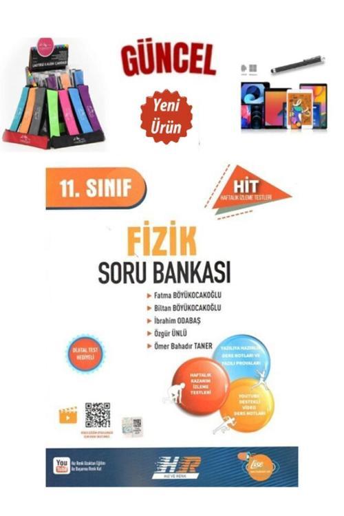 Güncel 11.Sınıf Fizik HİT Video Çözümlü Soru Bankası+Kalem+Kalemlik