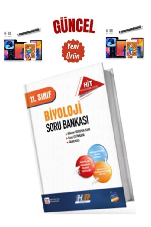 Güncel 11.Sınıf Biyoloji HİT Video Çözümlü Soru Bankası+Dokunmatik Kalem
