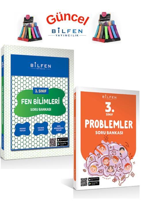 Güncel 3.Sınıf Fen Bilimleri-Problemler Soru Bankası Seti(2Kitap)+Kalemlik