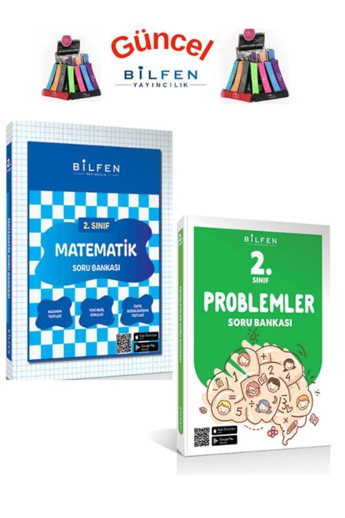 Güncel 2.Sınıf Matematik-Problem Video Çözümlü Soru Bankası Seti+Kalemlik