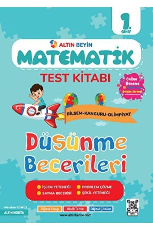 Altın Nokta Yayınları 1. Sınıf Altın Beyin Matematik Test Kitabı / Metehan Gümüş / 9786052265284