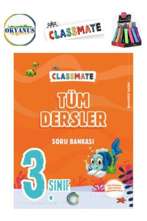 Güncel 3.Sınıf Clasmate Tüm Dersler  Etkinlikli Soru Bankası Seti+Kalemlik