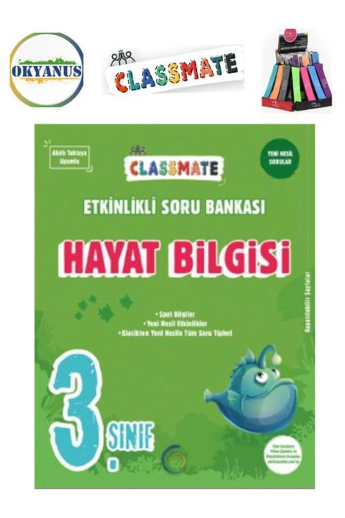 Güncel 3.Sınıf Clasmate Hayat Bilgisi Etkinlikli Soru Bankası+Kalemlik