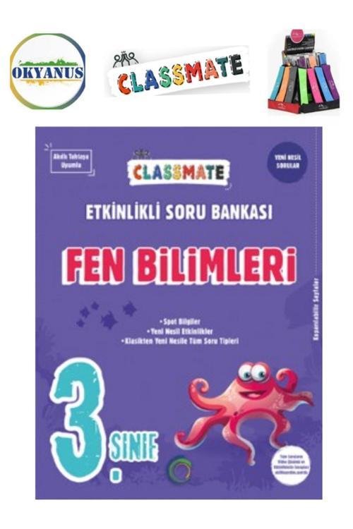 Güncel 3.Sınıf Clasmate Fen Bilimleri Etkinlikli Soru Bankası+Kalemlik
