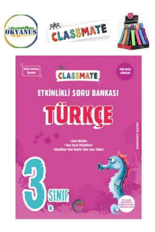 Güncel 3.Sınıf Clasmate Türkçe  Etkinlikli Soru Bankası+Kalemlik