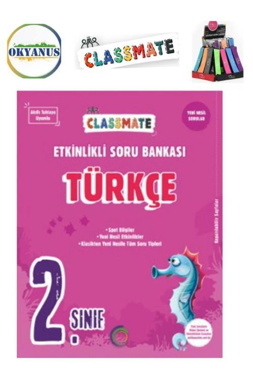 Güncel 2.Sınıf Clasmate Türkçe Yeni Nesil Etkinlikli Kazanım Soru Bankası+Kalemlik