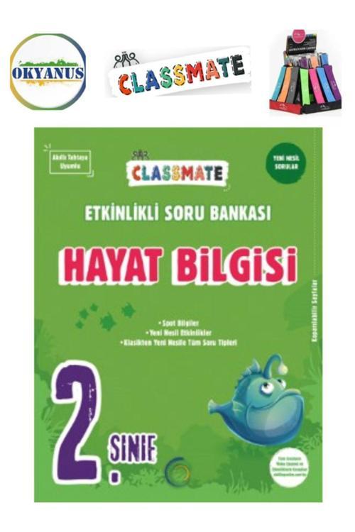 Güncel 2.Sınıf Clasmate Hayat Bilgisi Yeni Nesil Etkinlikli Kazanım Soru Bankası+Kalemlik