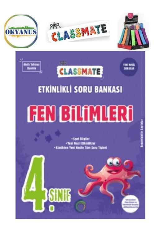 Güncel 4.Sınıf Clasmate Fen Bilimleri Etkinlikli Soru Bankası+Kalemlik